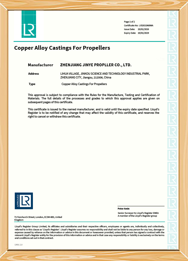 LR-Certificat